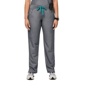 Figs Kade Cargo Scrub Pants™ Graphite Gray Drawstring Elastic Waistband XL